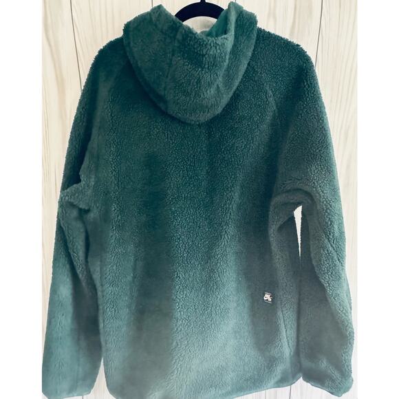 Nike SB - Everett Sherpa Fleece -Full Zip Hooded Jacket Mens XL  Atomic Teal - Picture 4 of 8